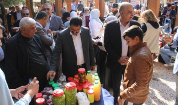 افتتاح فعاليات مهرجان الزيتون العجلوني