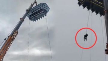 مشهد صادم: عشاء في السماء يتحول إلى كابوس مرعب