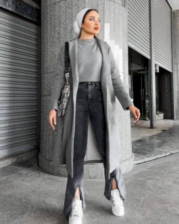 أفكار أنيقة لتنسيق الكارديجان في إطلالة الشتاء