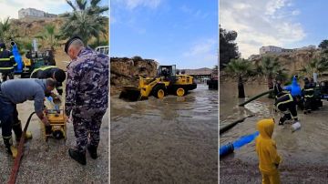 مديرية أشغال الطفيلة تتعامل مع إغلاقات وانجرافات نتيجة الأمطار