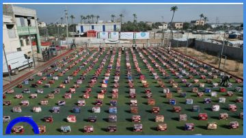 الحملة الأردنية توزع 600 بطانية على الأسر المتضررة بغزة