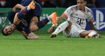 حكيمي يغادر موقعة ميونخ باكيا وقلق أسود الأطلس يبلغ ذروته حكيمي يغادر موقعة ميونخ باكيا وقلق أسود الأطلس يبلغ ذروته