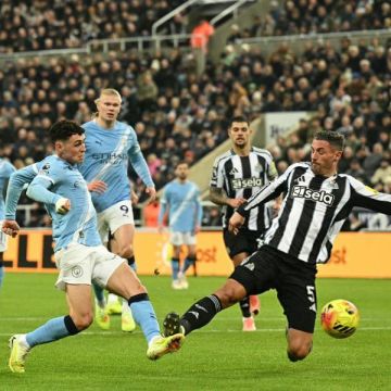 مانشستر سيتي يخسر من نيوكاسل في الدوري الإنجليزي