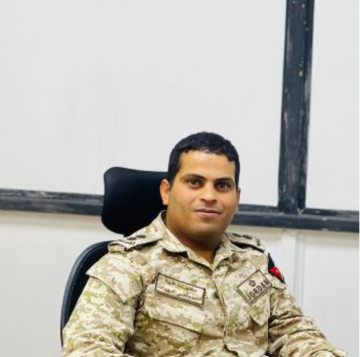 الملازم الاول احمد مفضي المهيرات مبارك الترفيع
