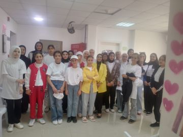 انطلاق معسكر النشاط الرياضي والبدني في مركز شابات المزار الشمالي