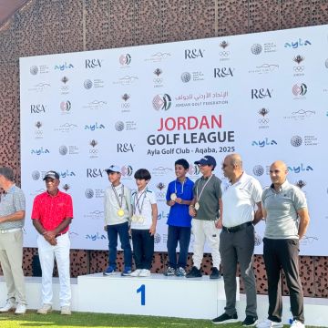 ختام النسخة الرابعة من الدوري الأردني للجولف 2025 في أيلة