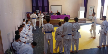 إجراء اختبار الحزام الأحمر في مركزي شباب وشابات الصريح وغرب إربد