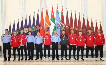 اللواء المعايطة يكرم فريق الأمن العام المتوج ببطولة العالم لخماسيات الشرطة لكرة القدم