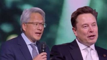 ماسك ورئيس إنفيديا يتحدثان بمنتدى الاستثمار الأمريكي السعودي ماسك ورئيس إنفيديا يتحدثان بمنتدى الاستثمار الأمريكي السعودي