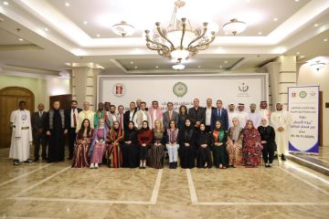 العدوان يرعى حفل اختتام فعاليات الدورة العربية ريادة الأعمال في المجال الرياضي العدوان يرعى حفل اختتام فعاليات الدورة العربية ريادة الأعمال في المجال الرياضي