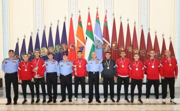 اللواء المعايطة يكرم فريق الأمن العام المتوج ببطولة العالم لخماسيات الشرطة لكرة القدم