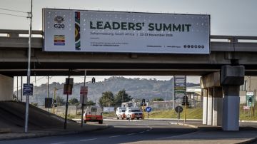 قادة مجموعة العشرين يجتمعون في جنوب إفريقيا قادة مجموعة العشرين يجتمعون في جنوب إفريقيا