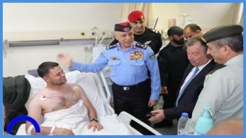 مديرا المخابرات والأمن يعودان مصابي عملية الرمثا