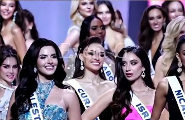 عاصفة النظرات.. ملكتا جمال فلسطين وإسرائيل في مواجهة صامتة ( فيديو)