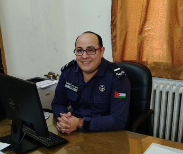  محمد الحوامدة مبارك الترفيع لرتبة وكيل 