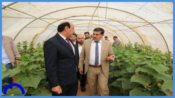 افتتاح المعرض الزراعي في مدرسة الشوبك الزراعية