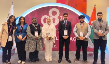 طلبة الإعلام والفنون بالزرقاء يشاركون في جلسات مؤتمر الأمن السيبراني (C8 2025)