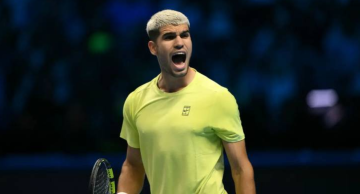 نجم التنس ألكاراز يستهل مشواره في تورينو بفوز على دي مينور نجم التنس ألكاراز يستهل مشواره في تورينو بفوز على دي مينور