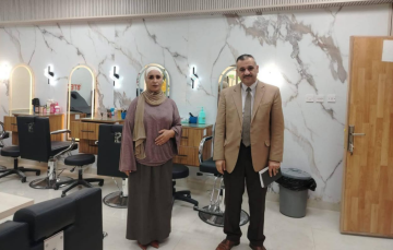 الجريري يتفقد مشغل الشعر والجمال BTEC في مدرسة ام الرصاص الثانوية الشاملة للبنات. الجريري يتفقد مشغل الشعر والجمال BTEC في مدرسة ام الرصاص الثانوية الشاملة للبنات.