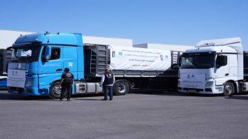 الأردن يسير قافلة مساعدات جديدة تضم 16 شاحنة إلى سوريا