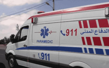 اغلاق طريق غور عسال اثر تدهور مركبة