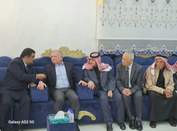 الملك يعزي بوفاة الشيخ جمال حديثة الخريشا