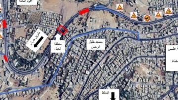 تحويلات مرورية مؤقتة في نزول صافوط مساء الخميس وحتى صباح الجمعة