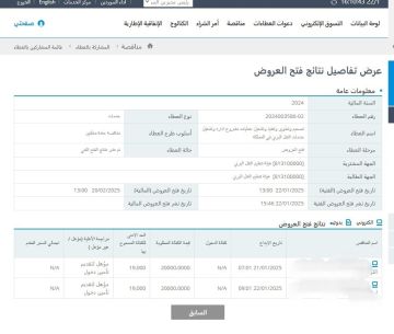 النقل وهيئة تنظيم النقل تماطل إحالة عطاء .. والرئاسة تتدخل النقل وهيئة تنظيم النقل تماطل إحالة عطاء .. والرئاسة تتدخل