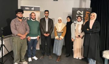 طلبة إعلام الزرقاء يشاركون في مشروع صحفيون أردنيون يكرمون الصحفيين في غزة 