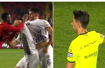 هل طبق الحكم القانون بحذافيره؟.. أغرب هدف في تاريخ الدوري التركي! (فيديو) هل طبق الحكم القانون بحذافيره؟.. أغرب هدف في تاريخ الدوري التركي! (فيديو)