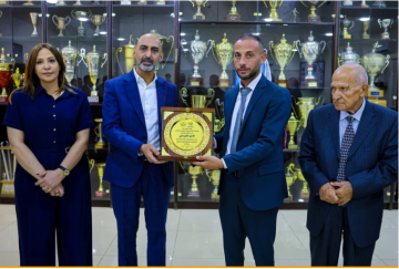 الفيصلي يلتقي وفد سلوان المقدسي لتعزيز التعاون الرياضي