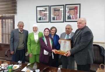 إعمار إربد تكرم الدكتورة حنان ملكاوي بعد فوزها بجائزة عربية مرموقة