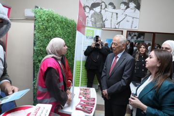 العيسوي يرعى فعاليات يوم طبي مجاني في نادي خريجي الكلية العلمية الإسلامية بعنوان (صحة العمر الذهبي)