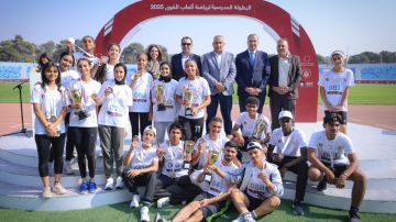 مؤسسة ولي العهد تختتم البطولة المدرسية لرياضة ألعاب القوى