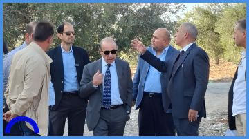 وزير الإدارة المحلية يتفقد بلديات في بني كنانة