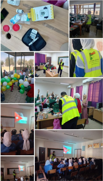 شباب كلنا الأردن في الطفيلة تنظم مجموعة من الفعاليات المجتمعية