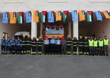 اللواء المعايطة يفتتح مركز دفاع مدني وادي صقرة، ويؤكد مواصلة توسيع خدمات منظومة الحماية المدنية في المملكة