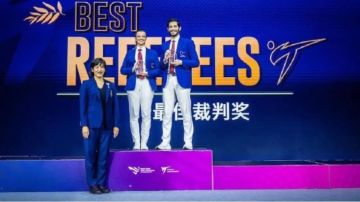 الاردني ليث عزت أفضل حكم في بطولة العالم للتايكواندو الاردني ليث عزت أفضل حكم في بطولة العالم للتايكواندو