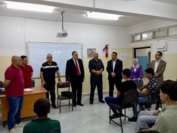 مدير تربية الكورة يتفقد مدرسة دير أبي سعيد ويشيد بالانضباط