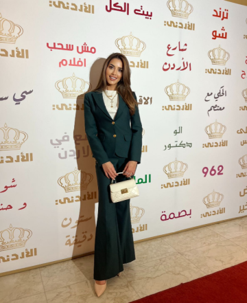 نتالي الزواهرة تطل على شاشة التلفزيون الاردني ببرنامج سي سينما 