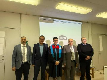 عمرو العمري .. مبارك الماجستير