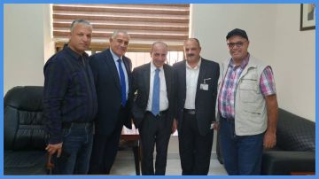 وزير الإدارة المحلية يزور بلدية غرب إربد