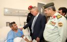 وزير الداخلية يزور مصابي المداهمة الأمنية في الرمثا - jo