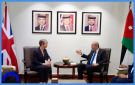 الأردن وبريطانيا يؤكدان ضرورة ضمان تنفيذ بنود اتفاق غزة