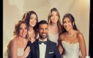 ألف مبروك.. أحمد سعد يثير الجدل ببدلة زفاف مع 4 فتيات