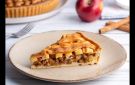 طريقة عمل فطيرة التفاح بالقرفة والمكسرات