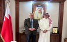 السفير البحريني خليفة بن عبدالله آل خليفة يلتقي مدير مهرجان جرش ايمن سماوي