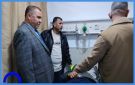 رئيس لجنة بلدية جرش يتابع حالة عامل وطن تعرض للدهس