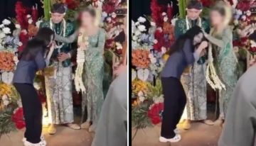 فيديو هز السوشيال ميديا.. صراع بين عروس وحبيبة زوجها السابقة في حفل الزفاف
