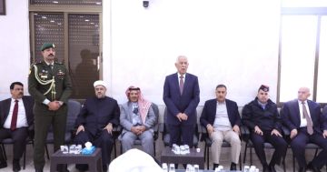 مندوبا عن الملك وولي العهد. العيسوي يعزي أبو هزيم وقيتوقة